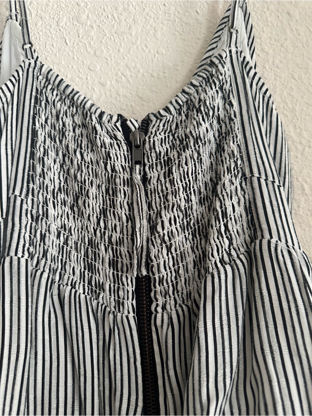 saltwater LUXE Black & White Striped Mini Sundress - Picture 6 of 7